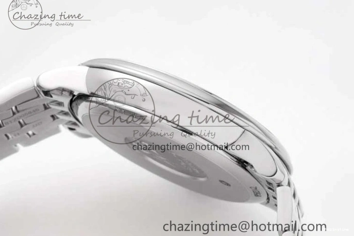 0325 HighPerformance De Ville SS DIWF 1:1 Best Edition Gray White Dial Blue Markers on SS Bracelet MIYOTA 7852